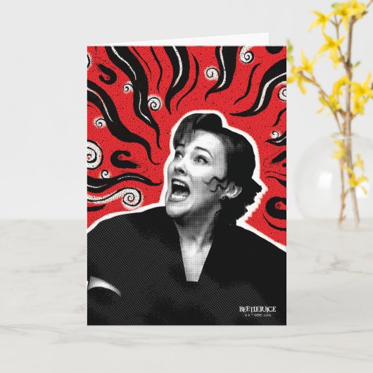 Beetlejuice | Delia Deetz Kaart (Gele Bloem)