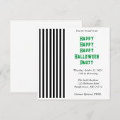 Beetlejuice Feest Kaart (Voorkant / Achterkant)