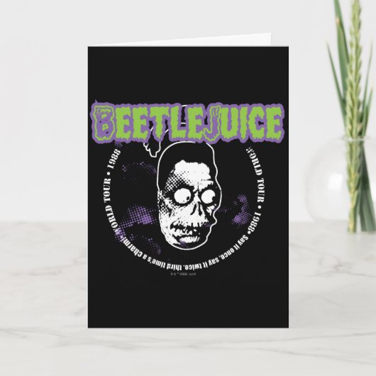Beetlejuice | Harry de Jager Krimpend Hoofd Kaart (Voorkant)