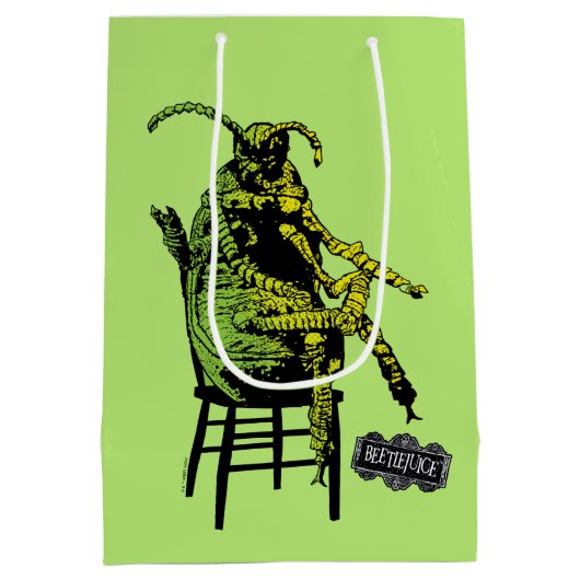 Beetlejuice | Kevert op stoel Medium Cadeauzakje (Achterkant)