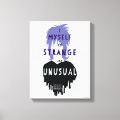 Beetlejuice | Lydia "Strange and Unusual" Graphic Canvas Afdruk (Voorkant)