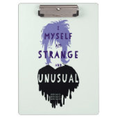 Beetlejuice | Lydia "Strange and Unusual" Graphic Klembord (Voorkant)