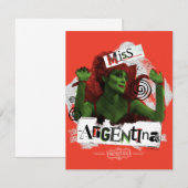 Beetlejuice | Miss Argentinië Notitiekaartje (Voorkant / Achterkant)