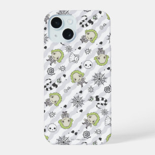 Beetlejuice-patroon iPhone 15 Case
