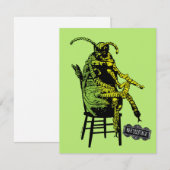 Beetlejuice | Tor in Stoel Notitiekaartje (Voorkant / Achterkant)