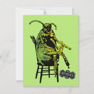 Beetlejuice   Tor in Stoel Notitiekaartje