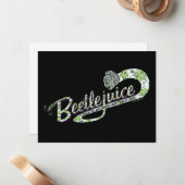 Beetlejuice | Zet de Juice aan Notitiekaartje (Voorkant / Achterkant in situ)