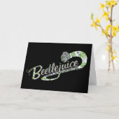 Beetlejuice | Zet de sap aan Kaart (Gele Bloem)