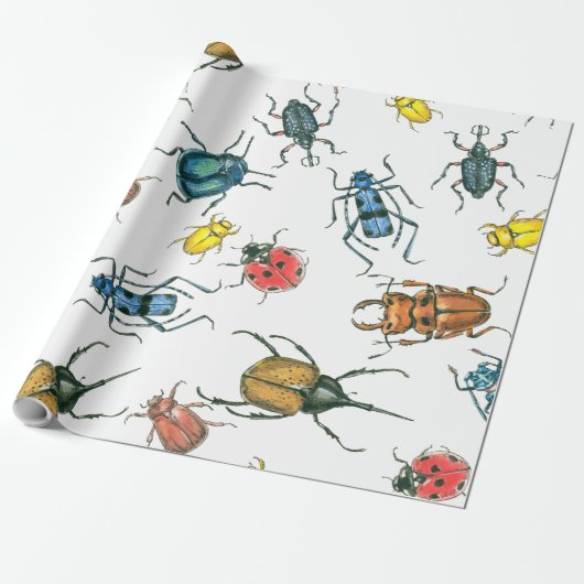 Beetles Cadeaupapier (Uitgerold)