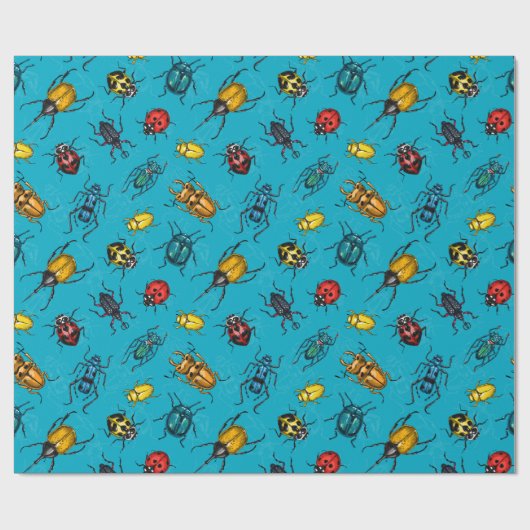 Beetles Cadeaupapier (Vlak)