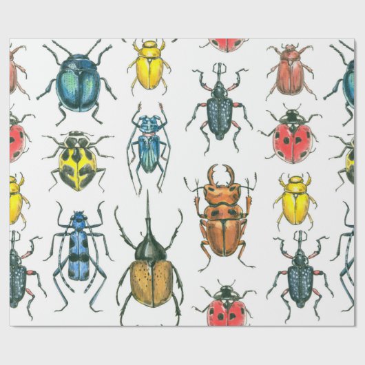 Beetles Cadeaupapier (Vlak)