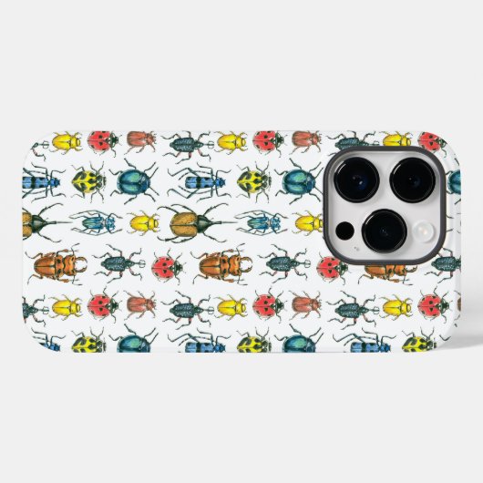 Beetles Case-Mate iPhone Case (Achterkant (horizontaal))