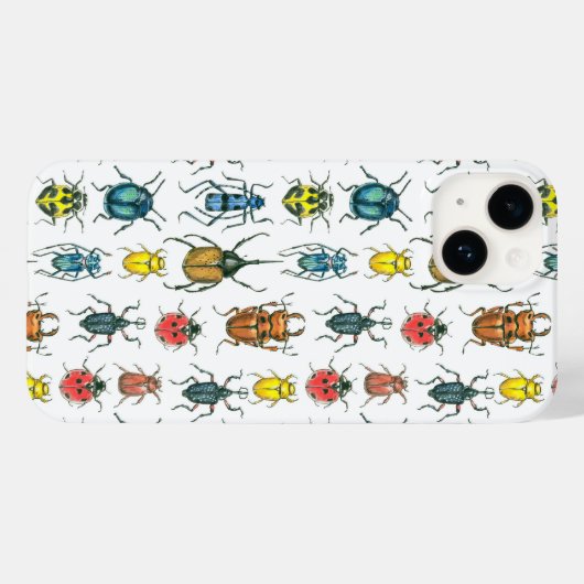 Beetles Case-Mate iPhone Case (Achterkant (horizontaal))