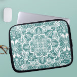 Beetles Mandala Laptop Sleeve<br><div class="desc">Op zoek naar een stijlvol en gepersonaliseerd laptophoesje dat uw apparaat beschermt en tegelijkertijd uw unieke stijl zichtbaar maakt? Kijk niet verder dan onze handgetekende boho kevers mandala laptop hoesje! Met een prachtig en ingewikkeld design van kevers en bloemen in een mandala, heeft dit prachtige technische accessoire ook ruimte om...</div>