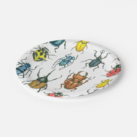 Beetles Papieren Bordje (Gekanteld)