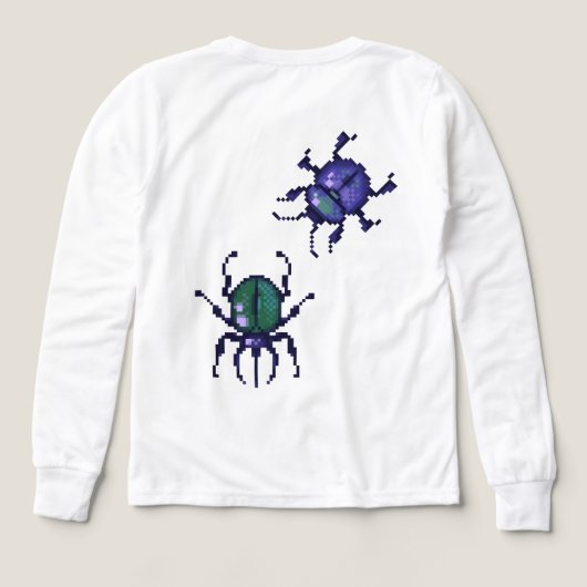 Beetles pixel art (Achterkant)