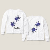 Beetles purple pixel art (Voorkant /achterkant)