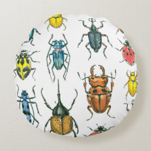 Beetles Rond Kussen