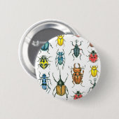 Beetles Ronde Button 5,7 Cm (Voorkant /achterkant)