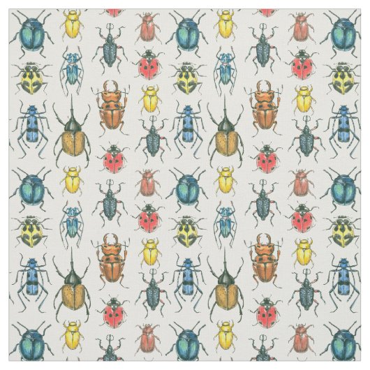 Beetles Stof (Swatch)