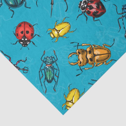 Beetles Tissuepapier (Detail)