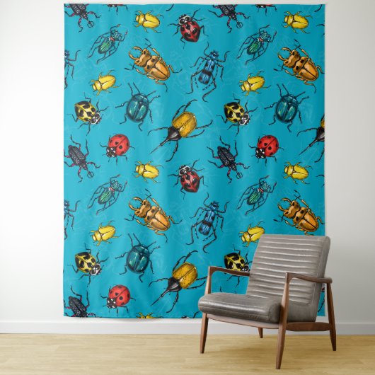 Beetles Wandkleed (In situ)