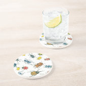 Beetles Zandsteen Onderzetter (Zijkant)