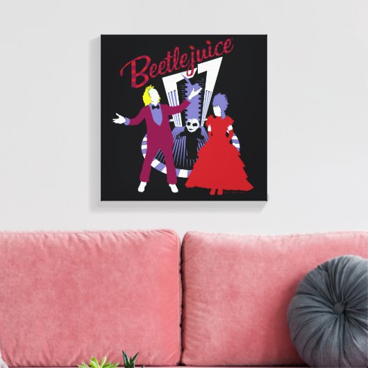 Beetlesap | Beetlesap en Lydia Weddenschap Canvas Afdruk (Insitu (Woonkamer))