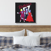 Beetlesap | Beetlesap en Lydia Weddenschap Canvas Afdruk (Insitu (Slaapkamer))