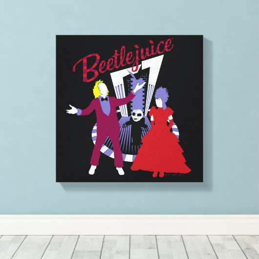 Beetlesap | Beetlesap en Lydia Weddenschap Canvas Afdruk (Insitu (Houten vloer))