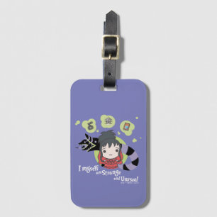 Beetlesap Chibi Lydia "Strange and Unusual" Bagagelabel