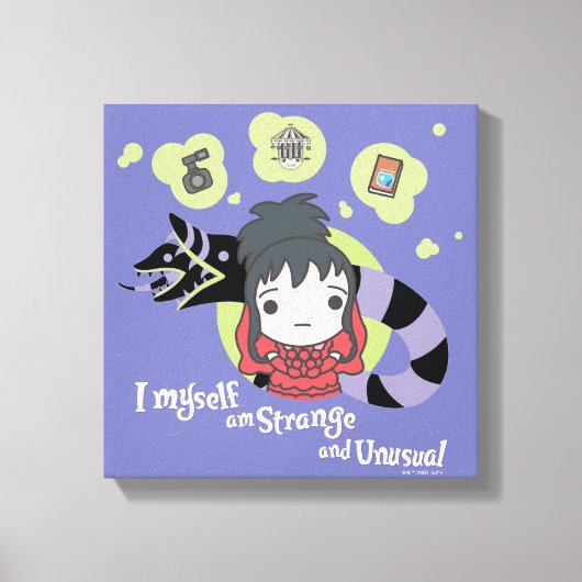 Beetlesap | Chibi Lydia "Strange and Unusual" Canvas Afdruk (Voorkant)