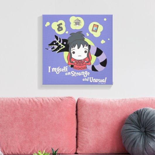 Beetlesap | Chibi Lydia "Strange and Unusual" Canvas Afdruk (Insitu (Woonkamer))