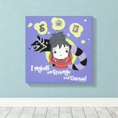 Beetlesap | Chibi Lydia "Strange and Unusual" Canvas Afdruk (Insitu (Houten vloer))