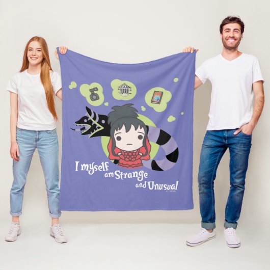 Beetlesap | Chibi Lydia "Strange and Unusual" Fleece Deken (In situ)