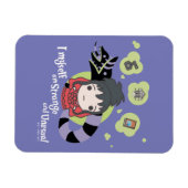 Beetlesap | Chibi Lydia "Strange and Unusual" Magneet (Horizontaal)