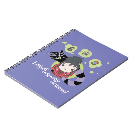 Beetlesap | Chibi Lydia "Strange and Unusual" Notitieboek (Linkerzijde)