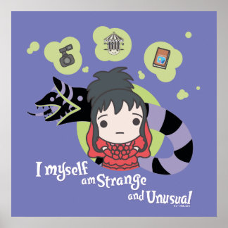 Beetlesap | Chibi Lydia "Strange and Unusual" Poster
