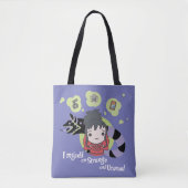 Beetlesap | Chibi Lydia "Strange and Unusual" Tote Bag (Voorkant)