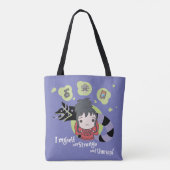 Beetlesap | Chibi Lydia "Strange and Unusual" Tote Bag (Achterkant)