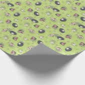 Beetlesap | Cute Chibi Toss Pattern Cadeaupapier (Hoek)