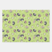 Beetlesap | Cute Chibi Toss Pattern Inpakpapier Vel (Voorkant 3)