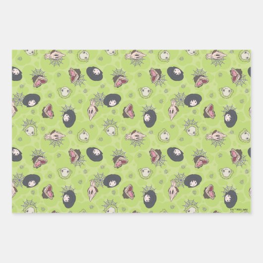 Beetlesap | Cute Chibi Toss Pattern Inpakpapier Vel (Voorkant 3)