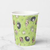 Beetlesap | Cute Chibi Toss Pattern Papieren Bekers (Achterkant)