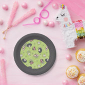 Beetlesap | Cute Chibi Toss Pattern Papieren Bordje (Feest)