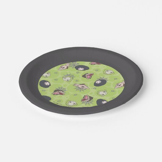 Beetlesap | Cute Chibi Toss Pattern Papieren Bordje (Gekanteld)