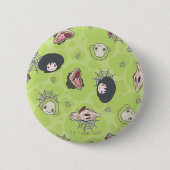 Beetlesap | Cute Chibi Toss Pattern Ronde Button 5,7 Cm (Voorkant)