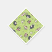 Beetlesap | Cute Chibi Toss Pattern Servet (Hoek)