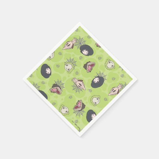 Beetlesap | Cute Chibi Toss Pattern Servet (Hoek)