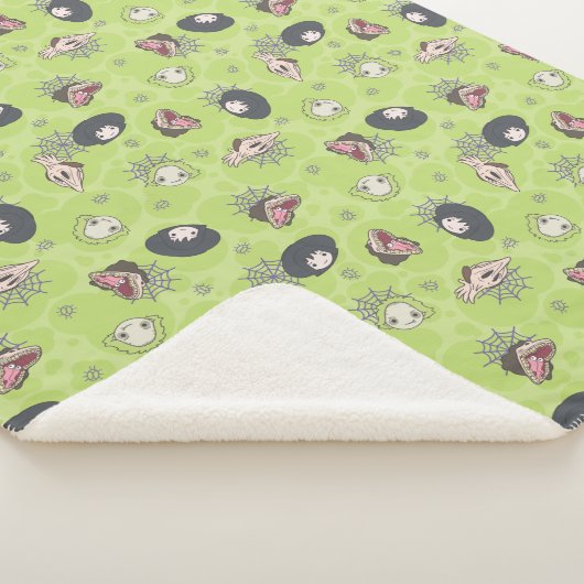 Beetlesap | Cute Chibi Toss Pattern Sherpa Deken (3/4)